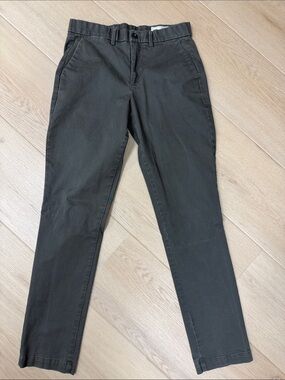 GAP Men's Dark Olive/Charcoal Chinos